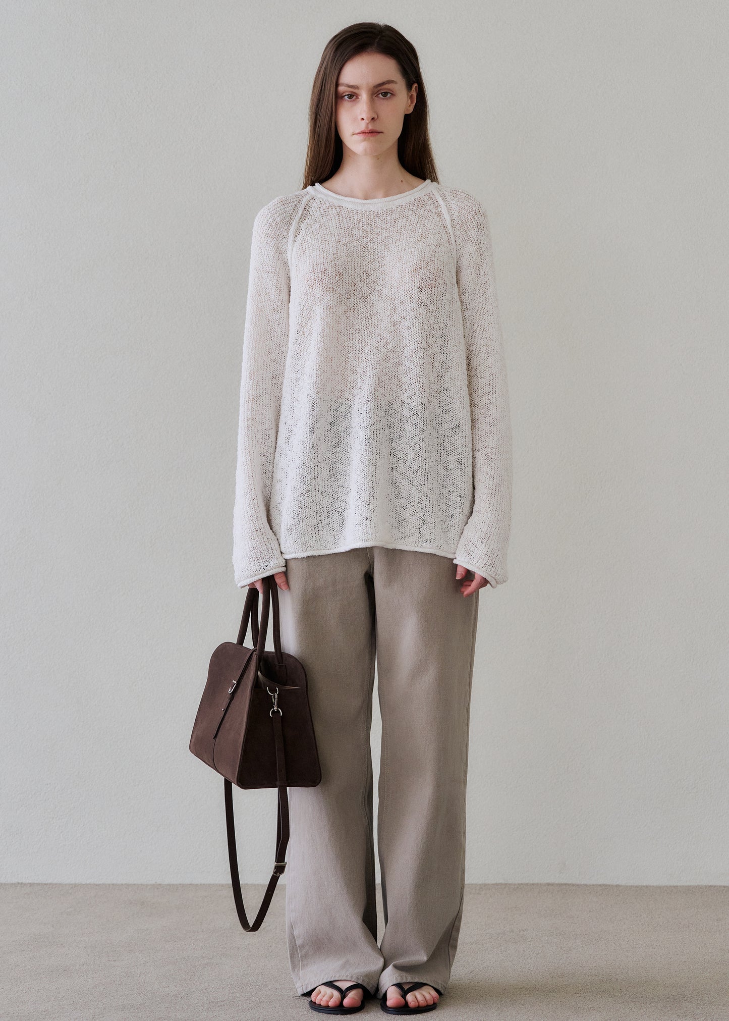 Blanc Medium Suede Choco Brown