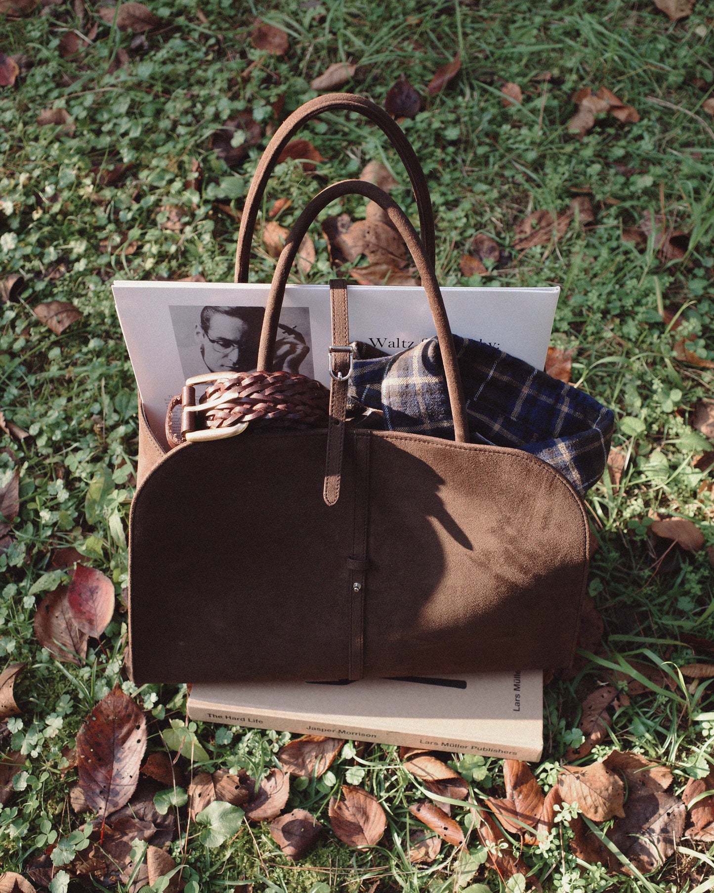 Blanc Medium Suede Choco Brown