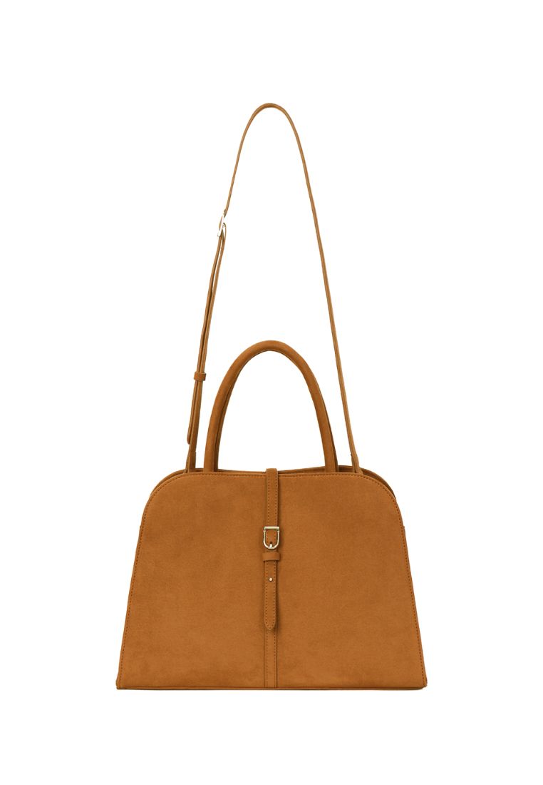 Blanc Medium Suede Camel
