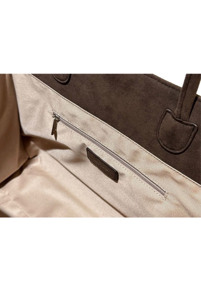 Blanc Medium Suede Choco Brown