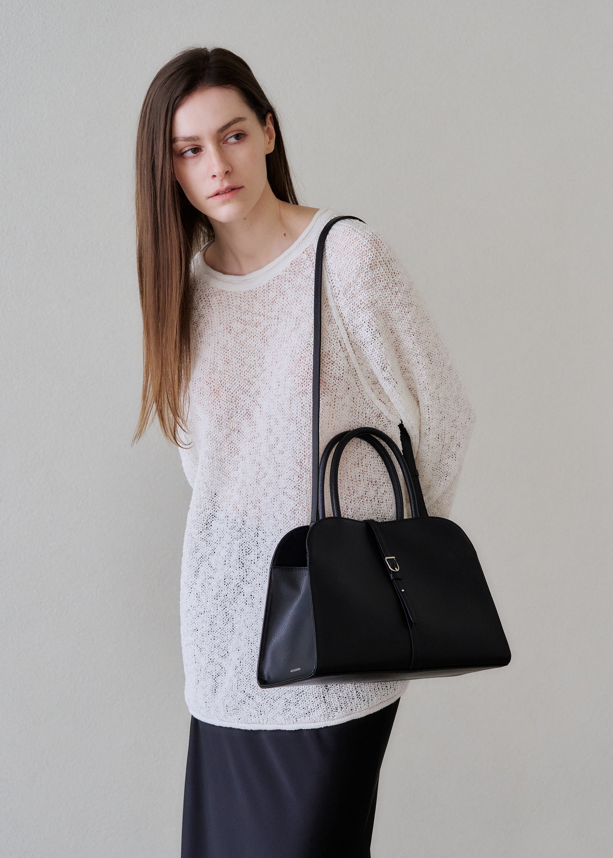 MONOROW BLANC MEDIUM BLACK ハンドバッグ MONOROW BLANC MEDIUM BAG_4colors (MONOROW/ハンドバッグ) 110665317