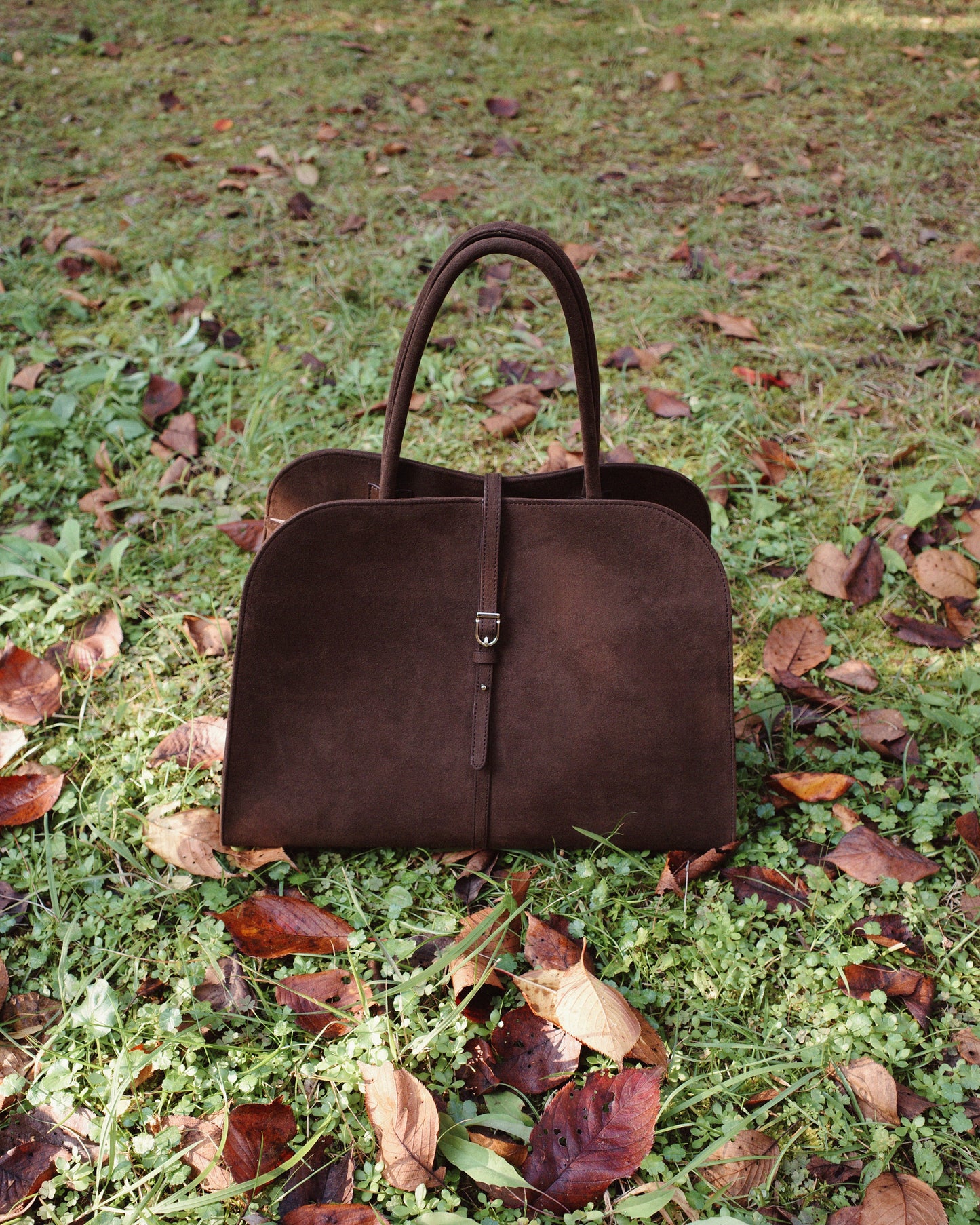 Blanc Medium Suede Choco Brown