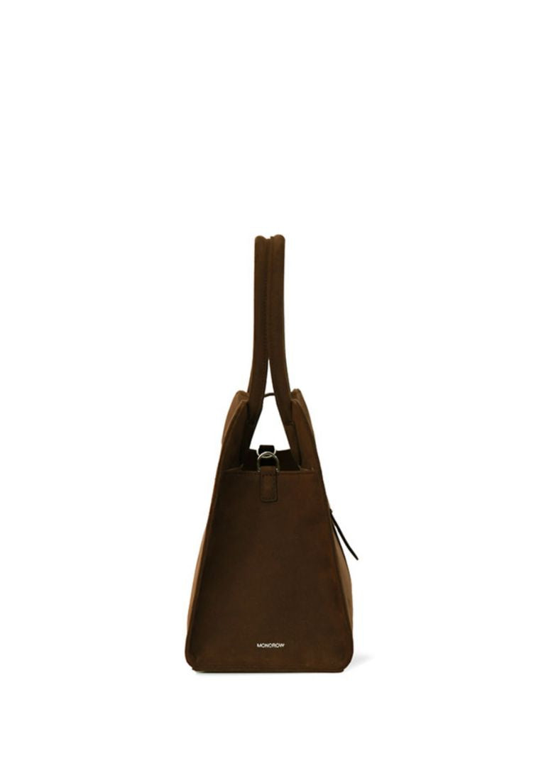 Blanc Medium Suede Choco Brown – Monorow Indonesia